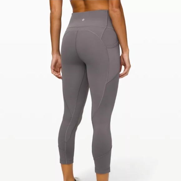 lululemon athletica Pants - Lululemon Athletica All The Right Places Lavender Crop